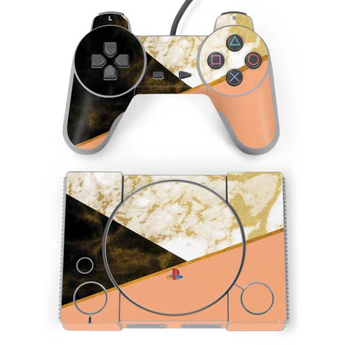 Colored Marble PlayStation Classic Bundle Skin